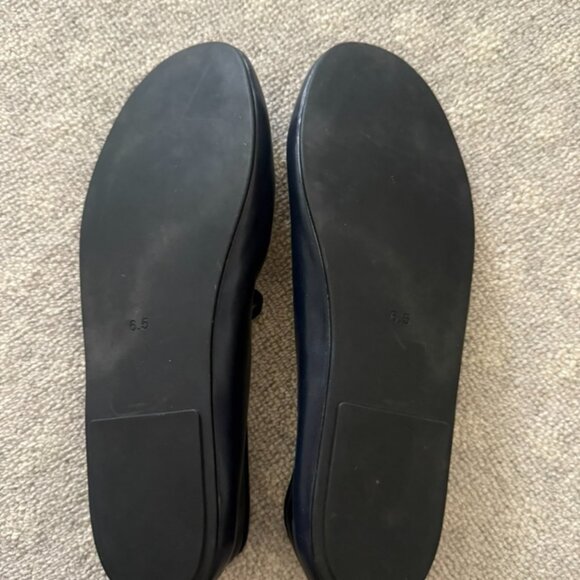 WORN ONCE - Jeffrey Campbell Navy Flats - Picture 5 of 5